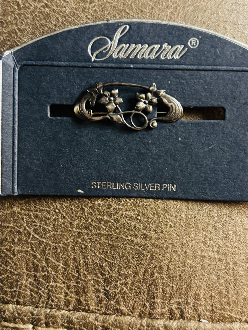 Vintage Unused Samara Sterling Silver  Brooch- 
Mark Wasserman 
1988

$20